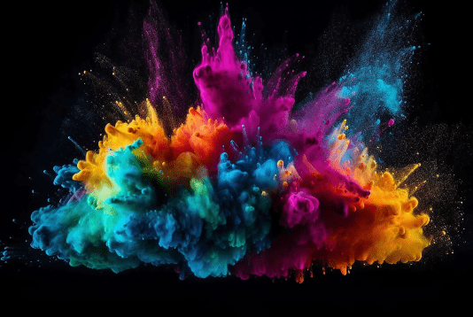 Dynamic paint photography